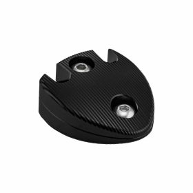 Bequille latérale en aluminium CNC anodisé noir pour une plus grande stabilité