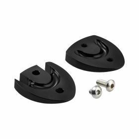 Bequille latérale en aluminium CNC anodisé noir pour une plus grande stabilité