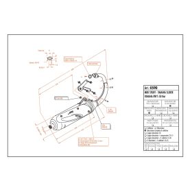 Marmitta completa Sito 0590 omologata per YAMAHA BW'S NEXT GENERATION 50 KAT