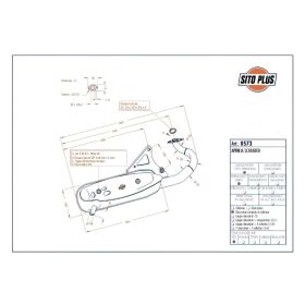 MARMITTA SCARICO SITOPLUS APRILIA SCARABEO 50 MINARELLI ORIZZONTALE 2T OMOLOGATA