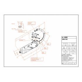 POT ECHAPPEMENT MOTO SITO S0592