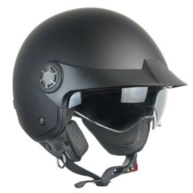Demi Jet Helmet SKA-P 1SHA ZEN MONO Matte Black