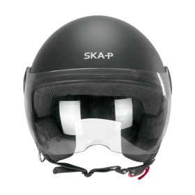 Demi Jet Helmet SKA-P 1SHE ZEN BASIC Matte Black