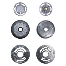Visiermontage-Kit Schwarz Grau für SKA-P Jet Helm 1SH ZEN