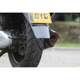 Paraspruzzi SLUK Guard Ultra/Tail in plastica nera con viti incluse