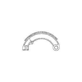 SPECIALBRAKESHOE Bremsbeläge D.135 x 20mm für PIAGGIO
