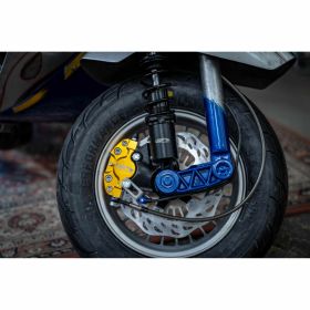 Tubo freno SPIEGLER 1450 mm Stahlflex carbonio omologazione certificata TV