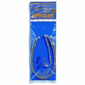 SPIEGLER Bremsleitung Rot 990mm Vordergewinde Zertifiziert TV