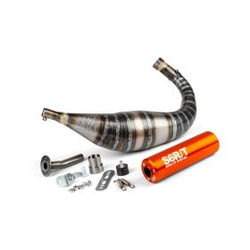 MARMITTA STAGE6 R/T 90 100 CC CNC ARANCIO PASSAGGIO BASSO MINARELLI AM6
