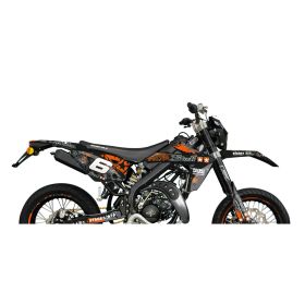 KIT ADESIVI CARENE 22 PEZZI STAGE6 ARANCIO NERO RIEJU MRT 2009 / 2022