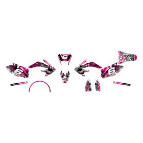 MOTOCROSS STICKERS STAGE6 19 PIECES ROSE