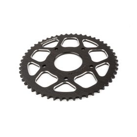 Kit Trasmissione STAGE6 ALU Nero Pignone 13 Corona 53 Passo 420 Peugeot / Rieju