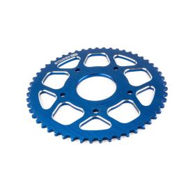 Kit Trasmissione STAGE6 ALU Blu Pignone 13 Corona 53 Passo 420 Peugeot / Rieju