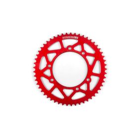 Kit Trasmissione STAGE6 ALU Rosso Pignone 13 Corona 53 Passo 420 RIEJU MRT