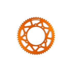 KIT TRASMISSIONE STAGE6 ALU ARANCIO PIGNONE 14 CORONA 53 PASSO 420 DERBI X-TREME