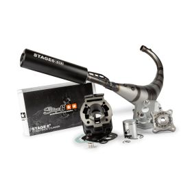 KIT STAGE6 STREETRACE GRUPPO TERMICO + MARMITTA 50 CC DERBI EURO 3 / 4 D50B