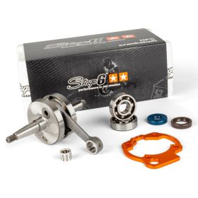 ALBERO MOTORE STAGE6 HPC CON BASETTA CILINDRO CORSA 45 BIELLA 90 MINARELLI AM6