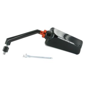 SPECCHIETTO UNIVERSALE SINISTRO STAGE6 F1 FILETTATURA M8 NERO
