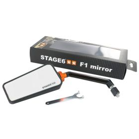 SPECCHIETTO UNIVERSALE SINISTRO STAGE6 F1 FILETTATURA M8 CARBON OPACO