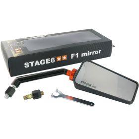SPECCHIETTO UNIVERSALE DESTRO STAGE6 F1 FILETTATURA M8 CARBON OPACO