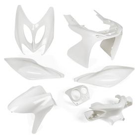 CARENAGES AEROX CGN 8 PIECES BLANC
