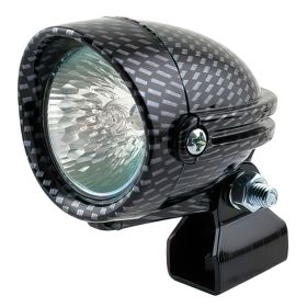 Faretto Supplementare Alogeno STR8 DECO D. 50 mm Carbon 12V