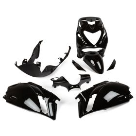 Str8 Black 8 Piece Fairing Kit for Piaggio Zip SP2