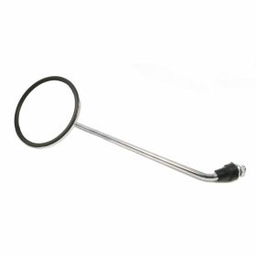 Specchietto STELLA Destro 100 mm Cromo Barra 240 mm Filettatura M10