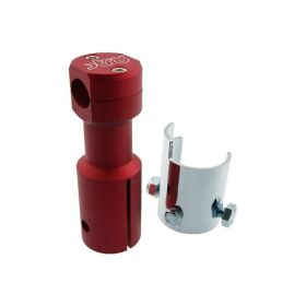 Support de guidon rouge Str8 pour Peugeot Speedfight/Trekker/Vivacity