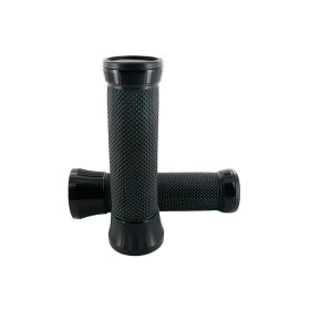 Str8 Grips Black White CNC