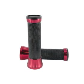 Str8 Black Red CNC Handlebars
