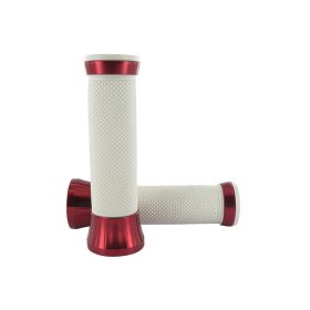 Str8 CNC Grips White Black