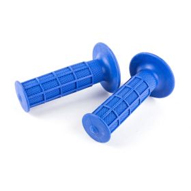 COPPIA MANOPOLE STR8 MOTOCROSS D. 22 MM BLU