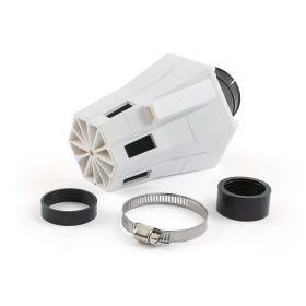 RACING EVO white air filter carburetor 28 / 35 mm inclined 30°.