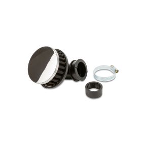 Luftkühler schwarzer Luftfilter Vergaser D. 28/35 mm geneigt um 90°.