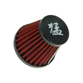 FILTRO ARIA CARBURATORE RACING PERFORMANCE DRITTO D. 28 / 35 MM ROSSO