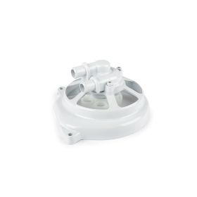Weißes Wasserpumpenabdeckung Str8 Extreme Cut einschließlich Lager für Minarelli Lc