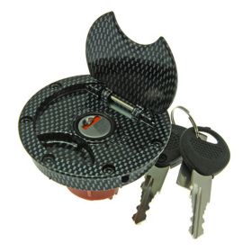 Str8 Carbon-Look Fuel Cap for Mbk Nitro/Yamaha Aerox
