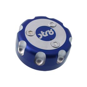 Tappo serbatoio Str8 blu Cnc racing per Yamaha/Mbk Derbi Senda