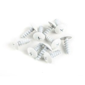 Kit 10 Viti Carena Universali M5 x 12 Alluminio Bianco
