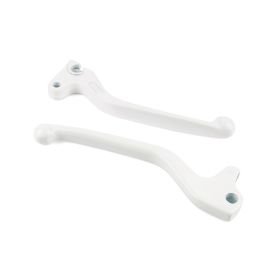 Coppia Leve Freno STR8 Bianco MBK Booster / BWS dal 2004