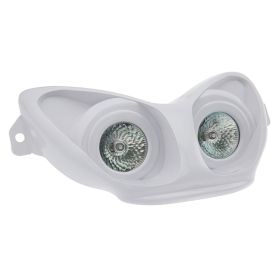 Maschera Fanale Anteriore Alogeno Doppio Faro STR8 Bianco