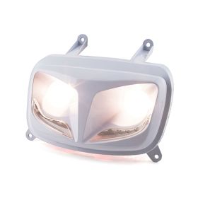 Maschera Fanale Anteriore Alogeno con 2 LED Bianchi STR8 EYELIGHT Bianco