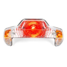 Fanalino Stop Posteriore STR8 LEXUS Trasparente con Frecce Omologato CE
