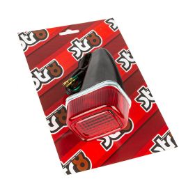 Fanalino Stop Posteriore Universale Rosso Tipo Motocross Omologato