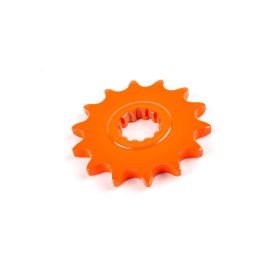 Str8 Sprocket 15 Teeth Orange Chain 420 for Minarelli/AM6