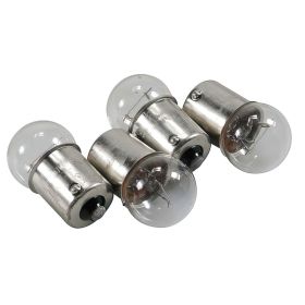 SET 4 LAMPADINE FRECCE STR8 12V - 10W TYP BA15S TRASPARENTE OMOLOGATE