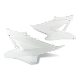 Str8 White Engine Cover for Mbk Nitro/Yamaha Aerox up to 2013 2 Pieces