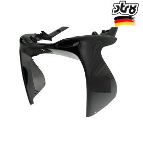 Pare-chocs avant inférieur noir Str8 pour Yamaha Aerox jusqu'en 2013