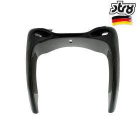 Pare-chocs avant inférieur noir Str8 pour Yamaha Aerox jusqu'en 2013